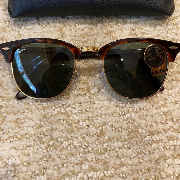 Women’s Clubmaster Tortoise Ray-Ban sunglasses - Picture 3 of 6